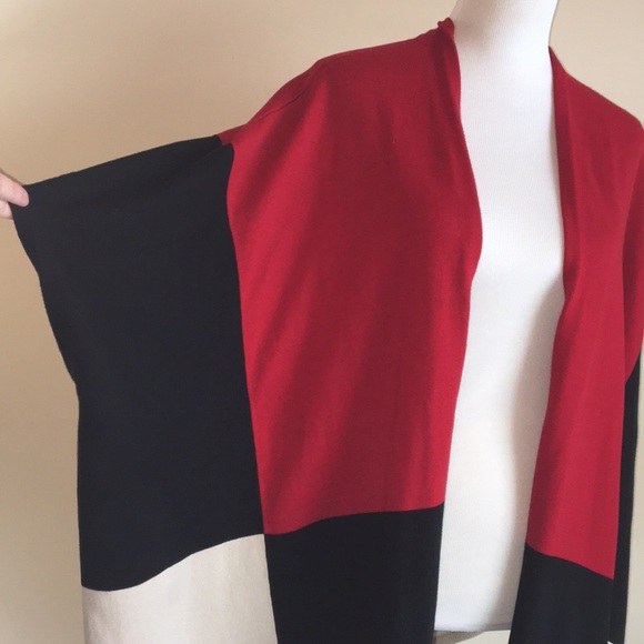 Color block cotton cape 🌸 - Picture 4 of 8